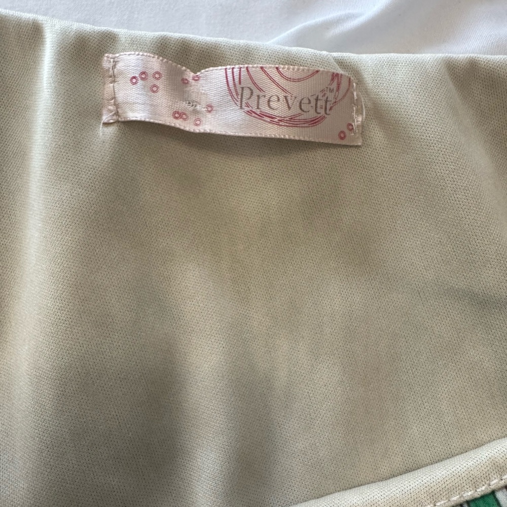 Asymmetrical One-Shoulder Green Patterned Ruffle Dress - Picture 4 of 5